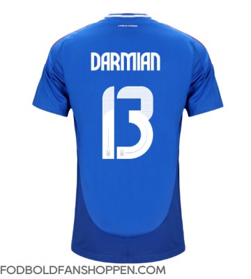 Italien Matteo Darmian #13 Hjemmebanetrøje EM 2024 Kortærmet